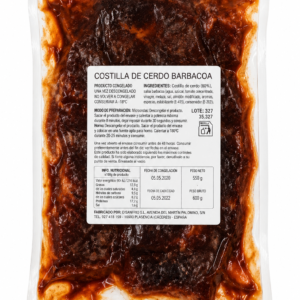 Costillas de cerdo barbacoa