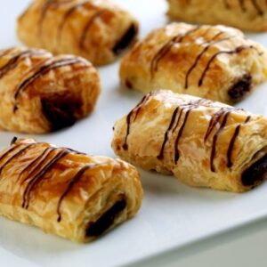 Mini napolitanas de chocolate