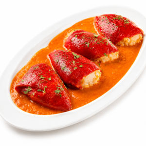 Pimientos del piquillo de bacalao