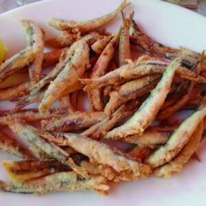 Boquerón enharinado limpio de Sanlúcar