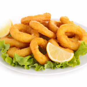 Caprichos de calamar rebozados