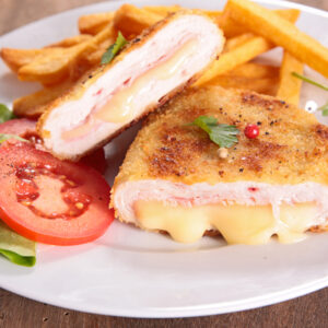 Cordón bleu de pavo (prefrito)