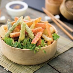 Verdura en tempura