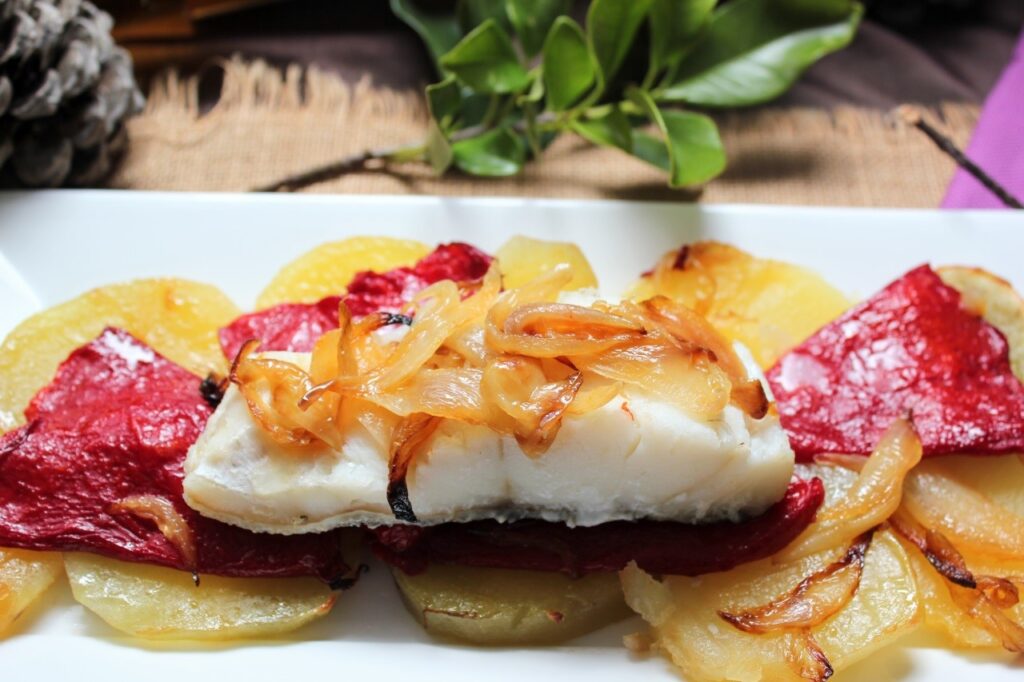 Receta de bacalao con pimientos del piquillo