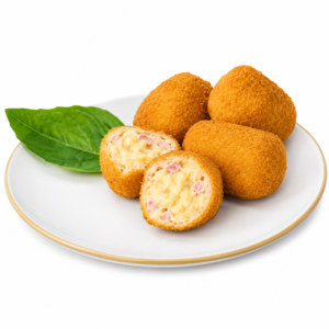 Croquetas caseras de merluza y gambas