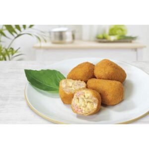 Croquetas caseras de merluza y gambas