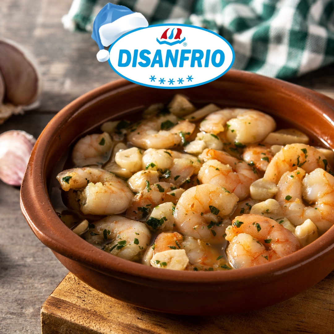 langostinos al ajillo