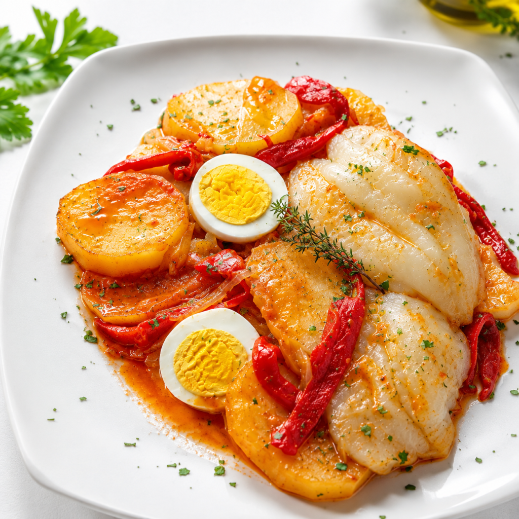 Filetes de San Pedro al ajoarriero